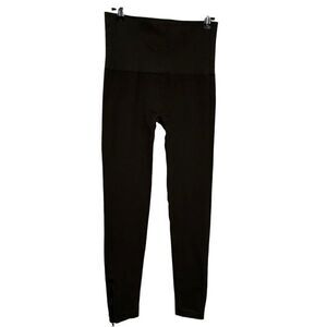 Spanx Zipper Ankle Seamless Leggings Green Size‎ Large